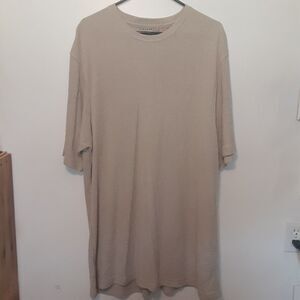 Natural Issue T Shirt Adult Mens XL Tall Beige Short Sleeve Outdoors